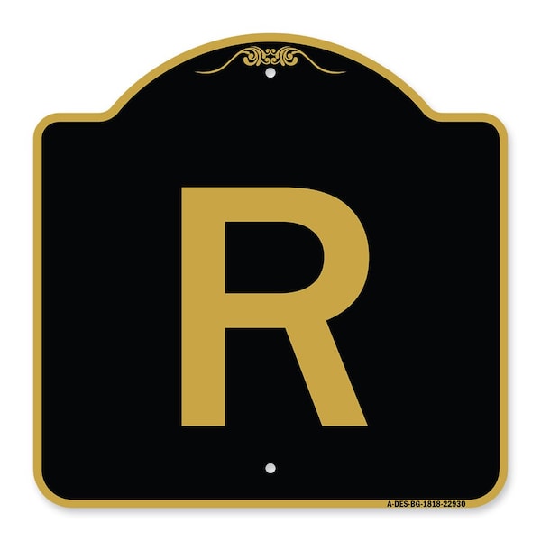 Signmission No Parking Symbol Within 50 Feet, Black & Gold Aluminum Architectural Sign, 18" x 18", BG-1818-22689 A-DES-BG-1818-22689 - main